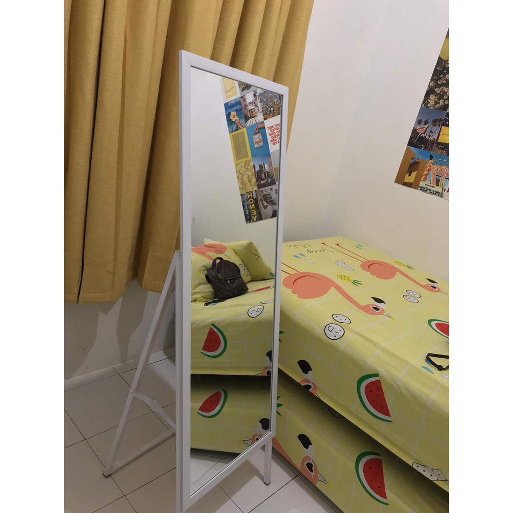 Standing Mirror 50x130cm Kaca Cermin Berdiri Home Decor [MEDAN]