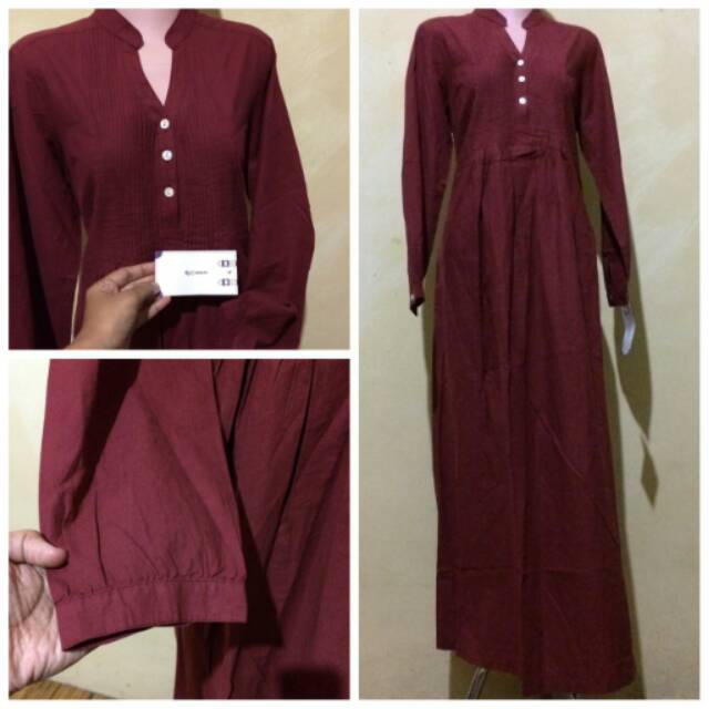 Gamis Le Couture Maroon