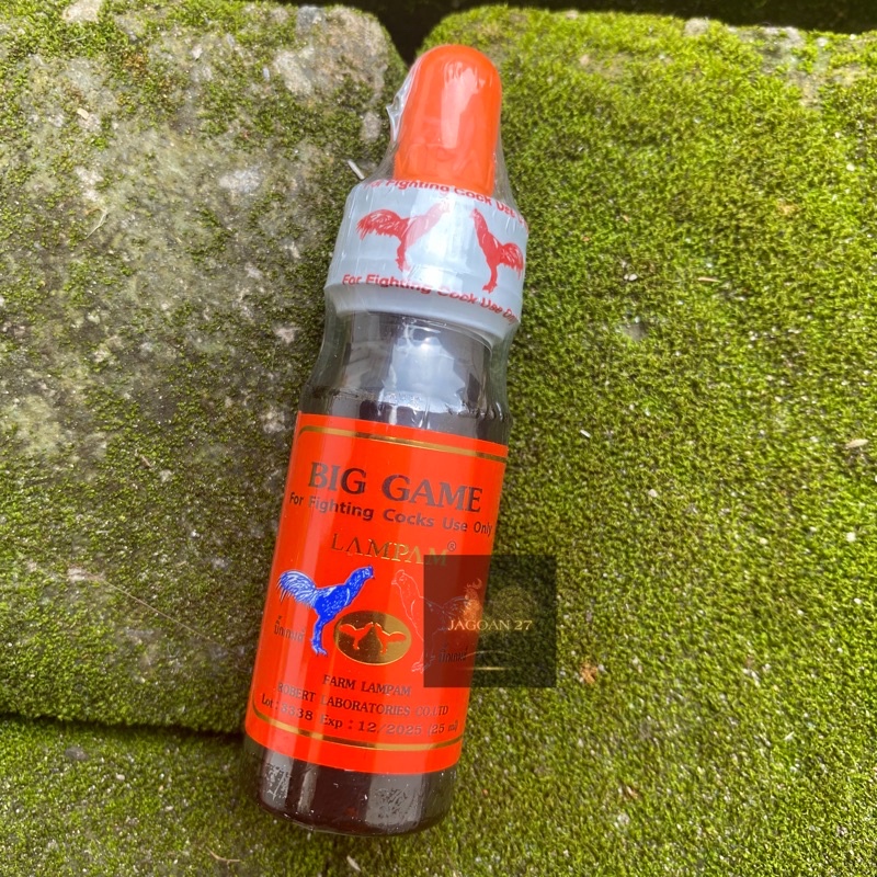 LAMPAM BIG GAME AYAM 25ml ORIGINAL THAILAND 100% untuk AYAM ADUAN