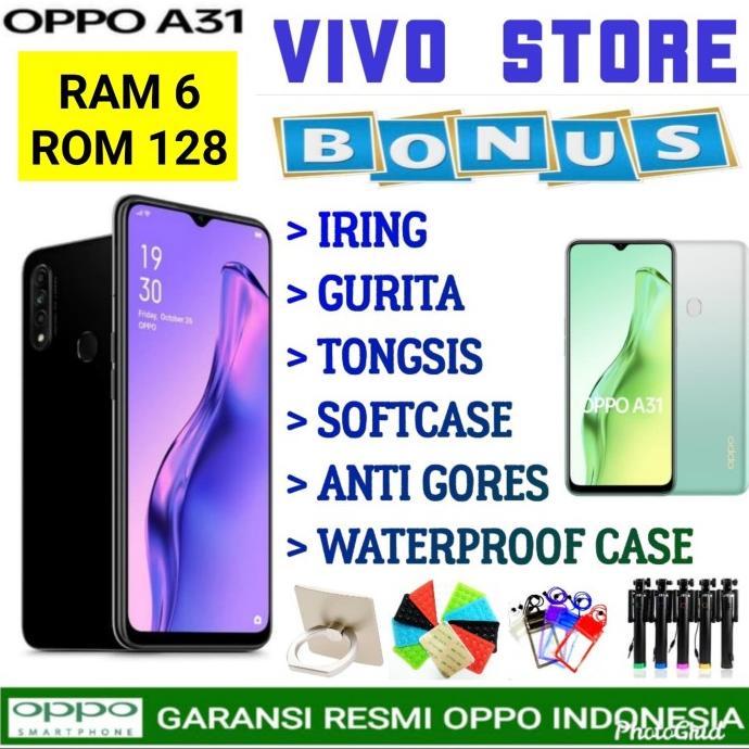 OPPO A31 RAM 6/128 GARANSI RESMI OPPO INDONESA