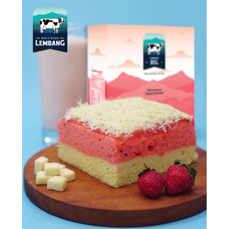 Bolu Susu Lembang Strawberry (Mini Pack)