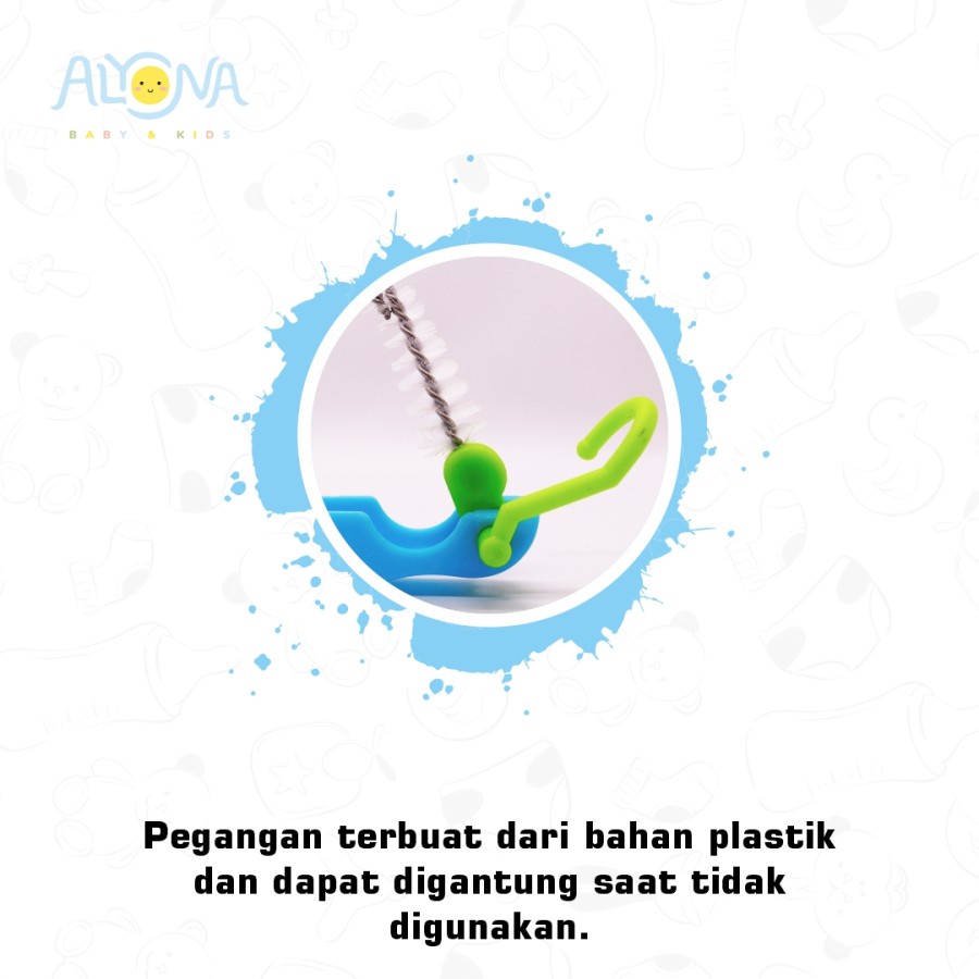 KtmStore sikat pembersih botol cuci botol 2 in 1 Bottle Brush Alyona AL-003