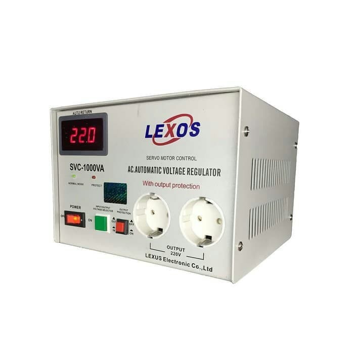 LEXOS Stabilizer Listrik Digital Automatic SVC 1000VA 1000 Watt