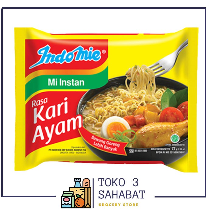 

Indomie Kuah Kari Ayam