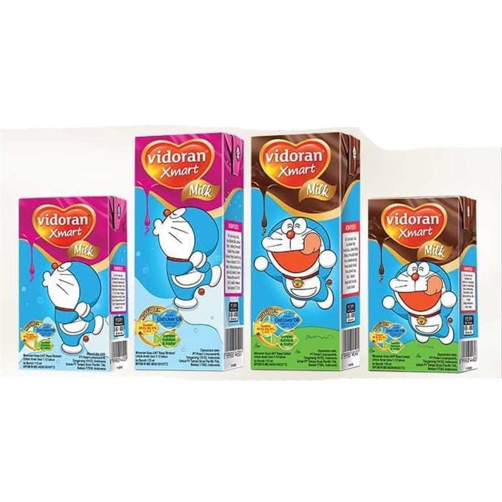 

Susu UHT Vidoran Xmart Kids Kemasan 115ml | 175ml