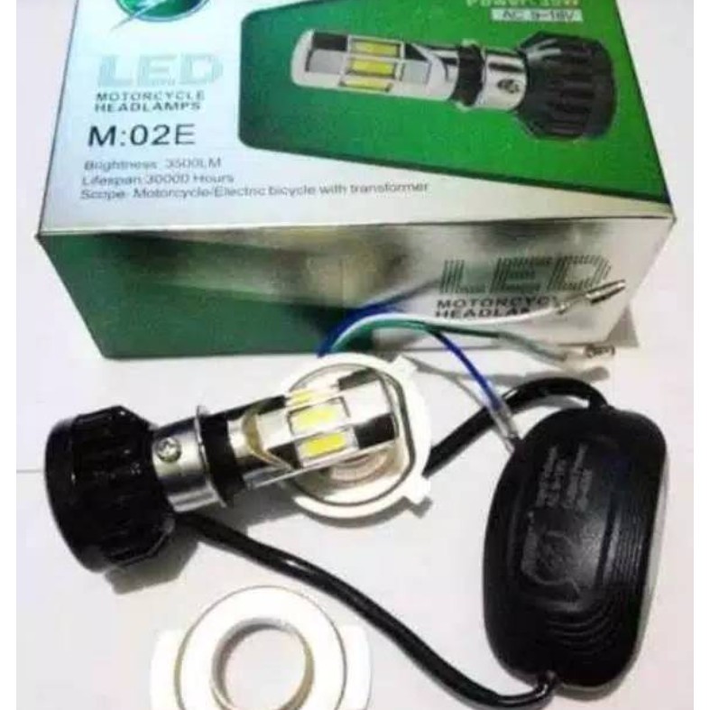 Lampu LED depan 6 sisi AC DC m02e RTD