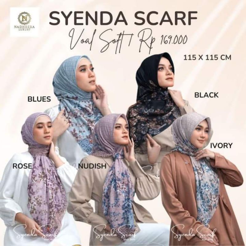 DISKON DLOSOR✅SYENDA SCARF✅NADHEERA LUXURY