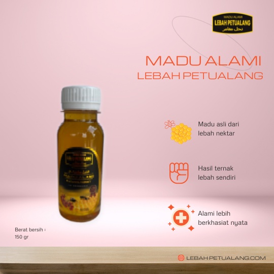 

Madu alami lebah petualang ekonomis