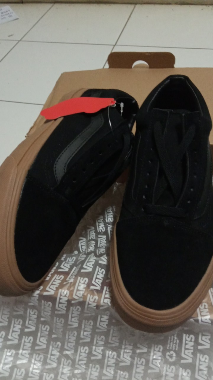 PROMO SEPATU  VANS  OLD SKOOL GUM PREMIUM GRADE ORIGINAL  