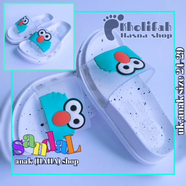 Sandal anak perempuan kokop elmo lucu murah awet DULUK 307D-1 24-29