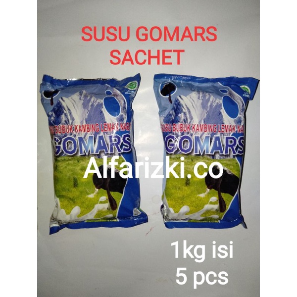 

susu kambing gomars sachet paket isi 5 pcs