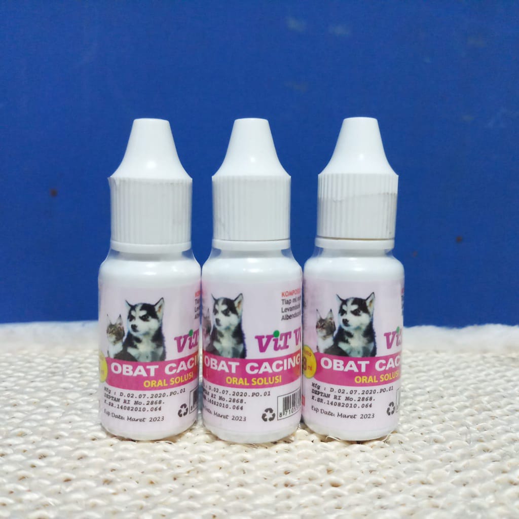 Vit Vet Obat Cacing Kucing & Anjing