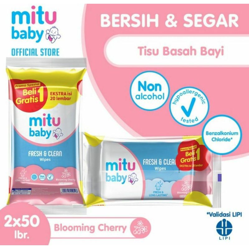tisu basah bayi mitu