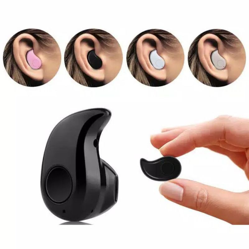 Handsfree Bluetooth Keong Ultra Mini atau Headset BT Ear Phone USB Charge Handphone Smartphone