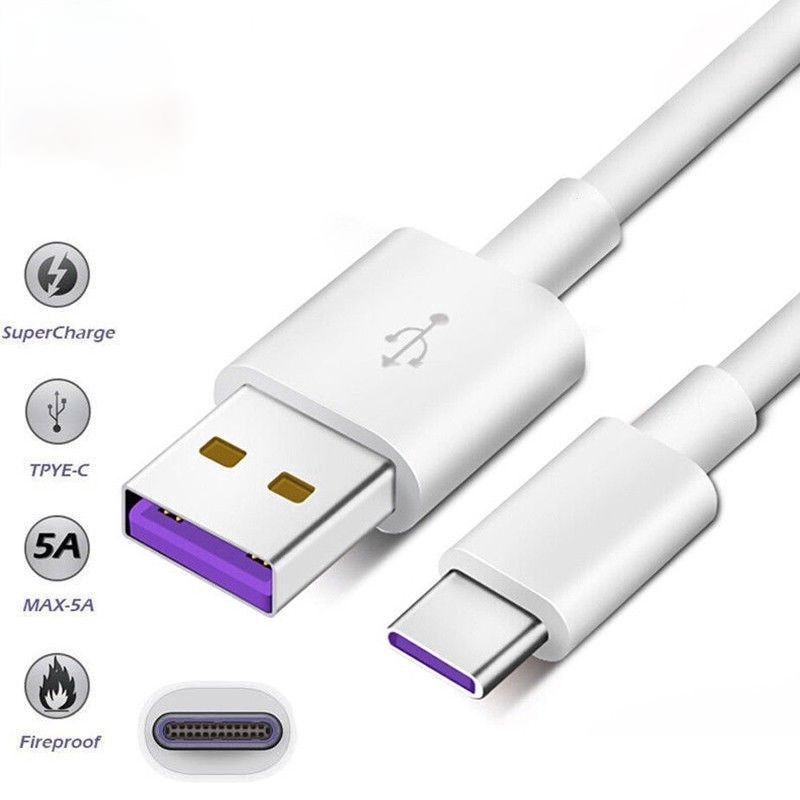 [Bayar Di Tempat]Kabel Charger Charging USB Tipe C 5A Untuk Android Huawei Xiaomi vivo