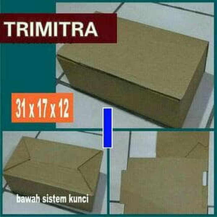 

KARDUS PACKING TIPE I " BOOT " 31 X 17 X 12 CM