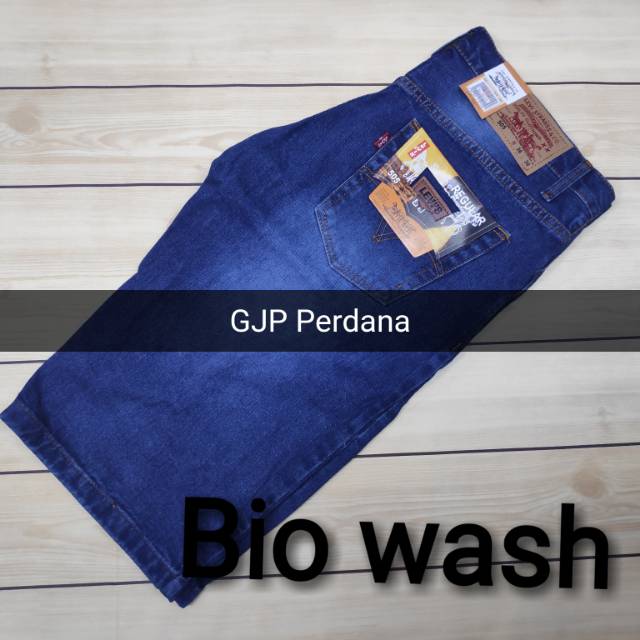 Celana pendek jeans denim pria size 27- 44