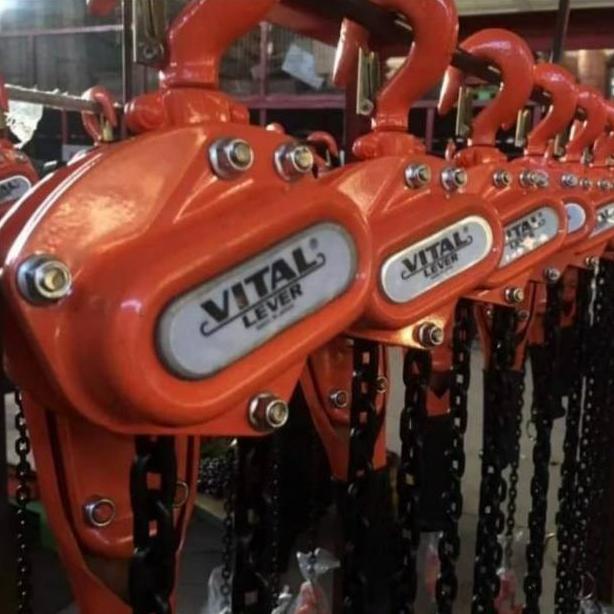 Lever Chain Vital Hoist Block Kapasitas 3,2.Ton 1.5M
