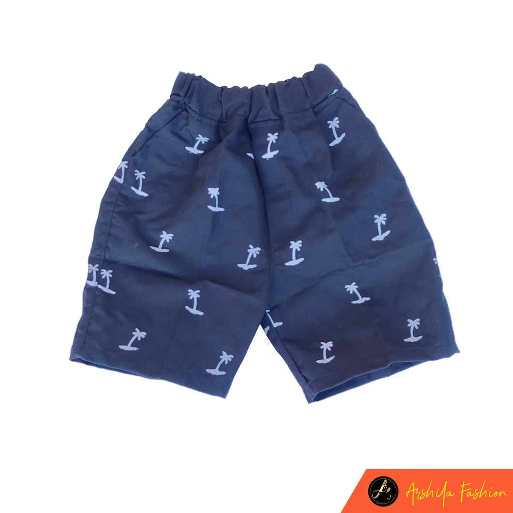 Celana Anak Pendek Motif Sablon 1thn s/d 6 thn Anak Laki-laki Dan Perempuan