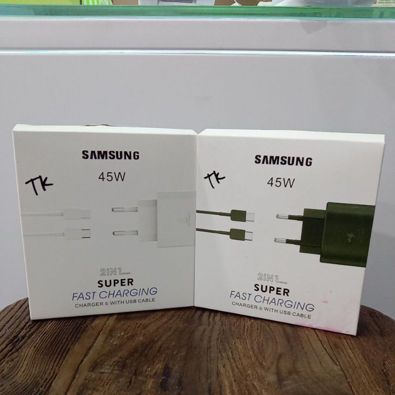 CHARGER SAMSUNG ORIGINAL 45W TYPE C TO TYPE C SUPER FAST CHARGING 3.0A