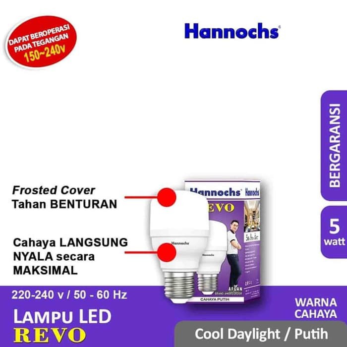 Hannochs LED Revo 5W Cool Daylight/Putih