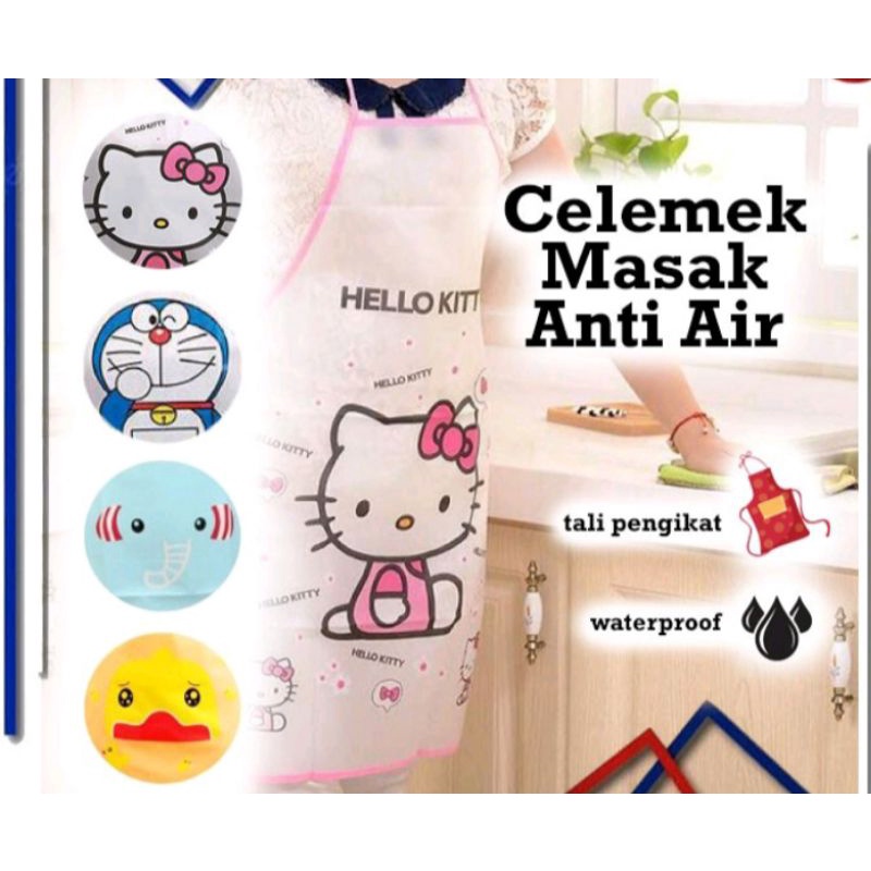Celemek Dapur anti air / celemek dapur Korea / celemek waterproof