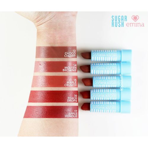 Emina Sugar Rush Lipstick 13 Choco Cherry 3.8g