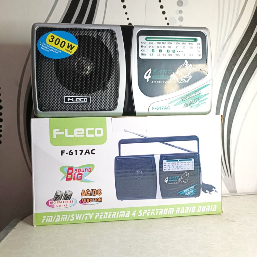 RADIO BIG SOUND FLECO F-617AC 4 SPEKTRUM RADIO DUNIA TERBAIK