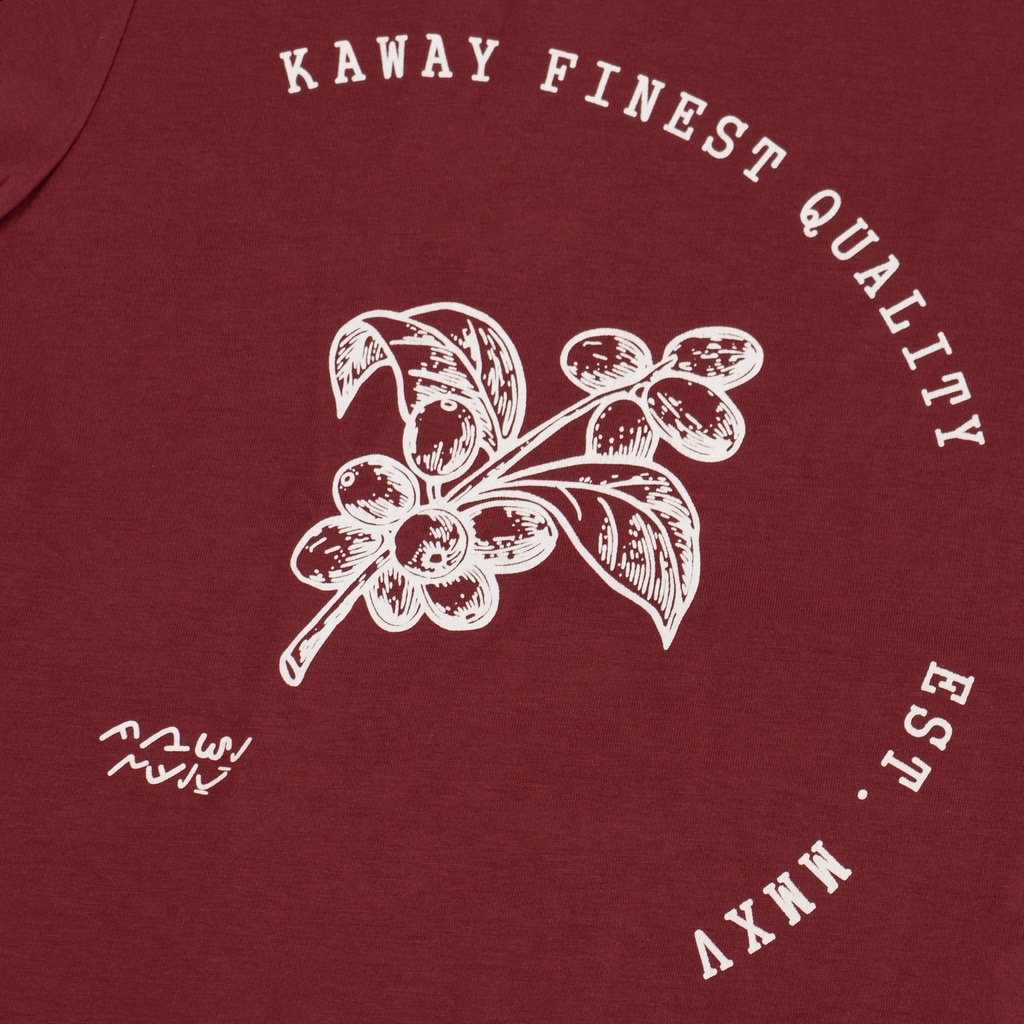 Kaway T-shirt FINIST MAROON