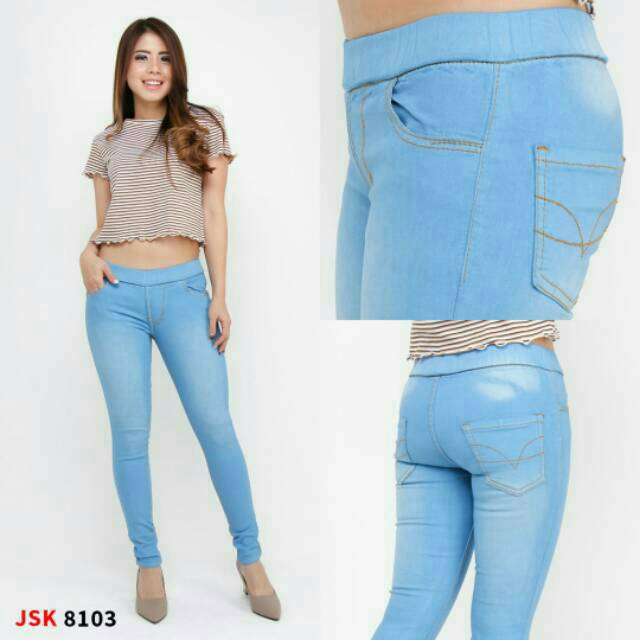  28 42 4 WARNA Celana  Legging  Skinny Jeans  Wanita 