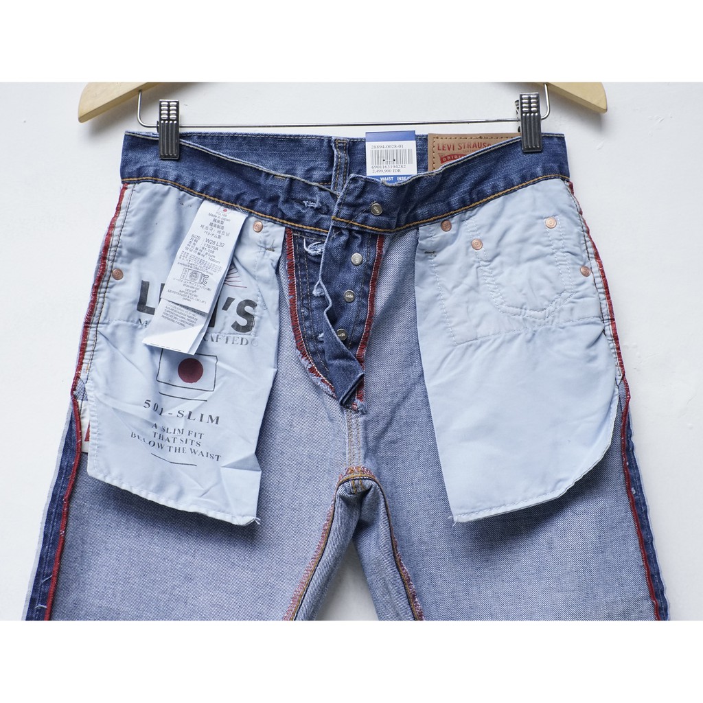 Levi's Grantex 501 Made in Japan | Jeans Pria | Aqua Blue | 501GRJPN - 04