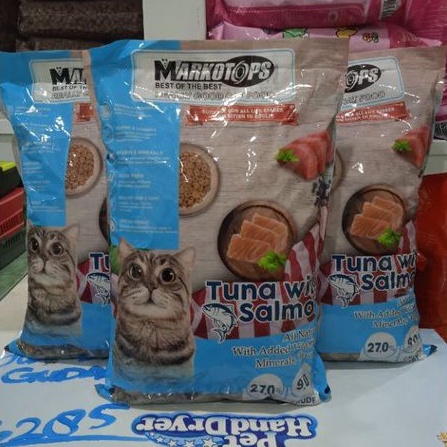 Makanan Kucing Markotops Tuna Salmon Kitten &amp; Adult 1kg