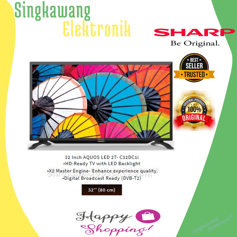 TV SHARP LED DIGITAL HD 32 Inch 2T-C32DC1
