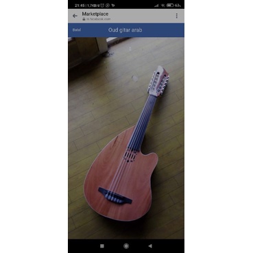 oud gitar arab murah top solid mahoni