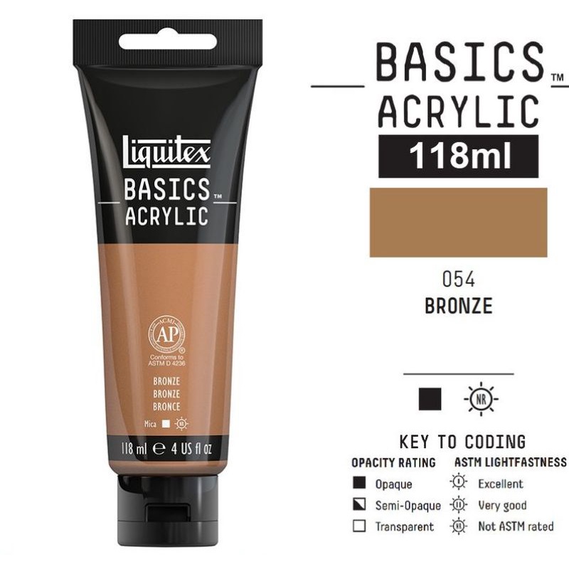 

LIQUITEX BASICS ACRYLIC COLOUR 118 ML BRONZE