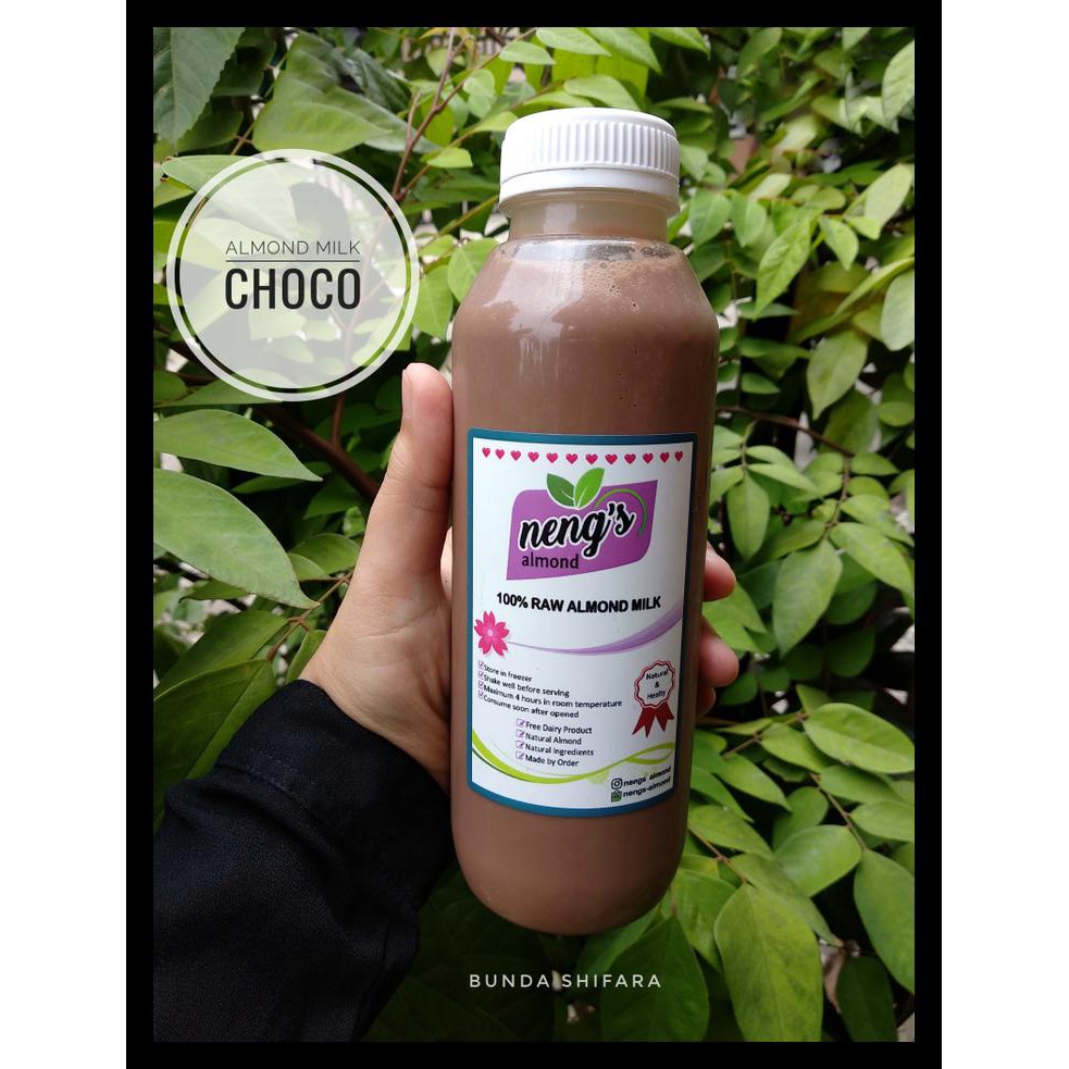 

[[Bayar Ditempat]] Susu Almond Milk Choco Susu Asi Booster Coklat 500Ml Alami Homemade Bermutu