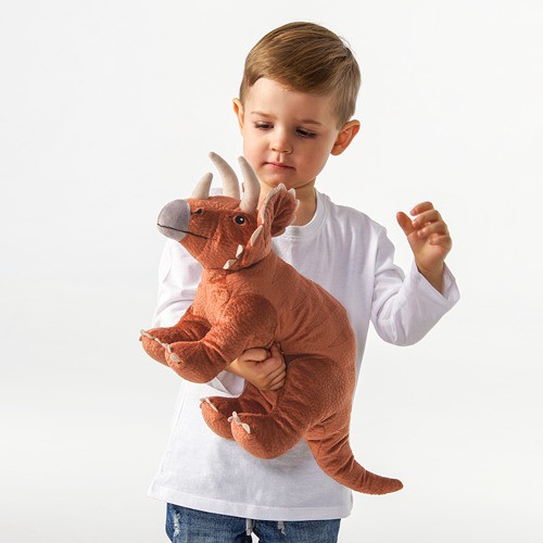 JATTELIK Boneka dinosaurus dinosaur triceratops