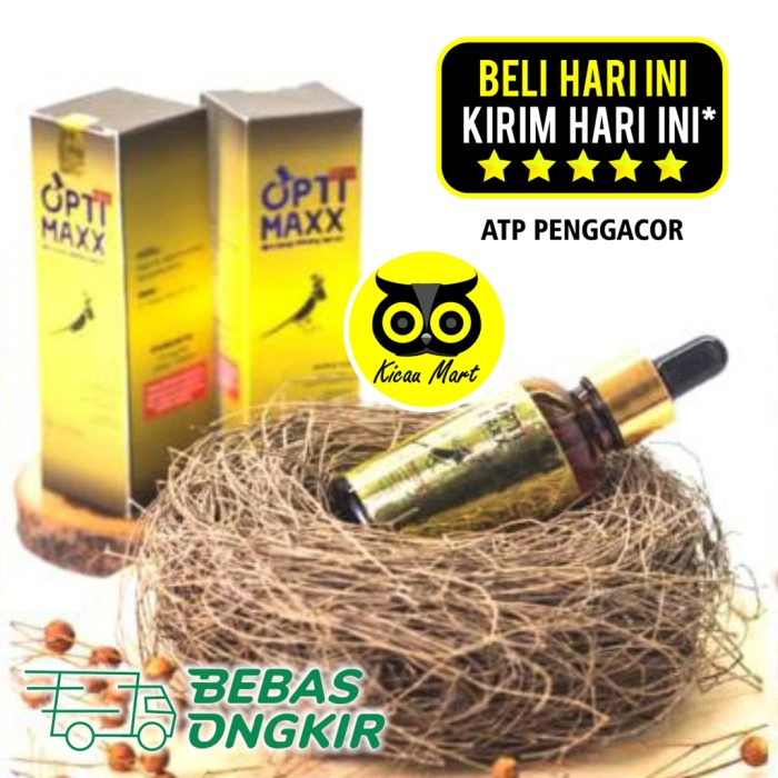 Vitamin Burung - Optimaxx Serum Penggacor Burung Lovebird Murai Kacer Vitamin Doping Op
