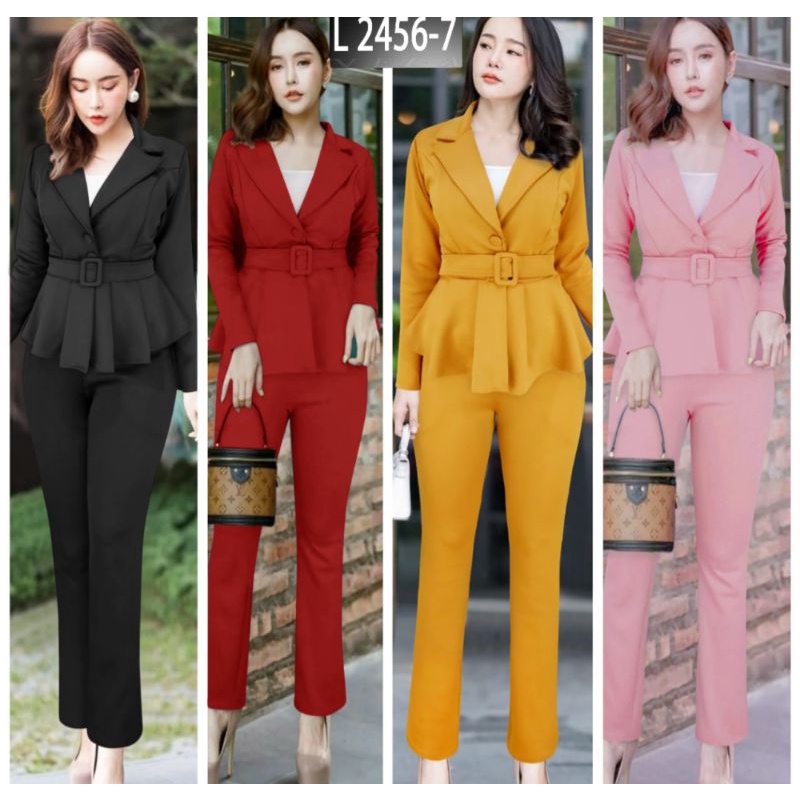 SET BLEZER SCUBA POLOS TERBARU
