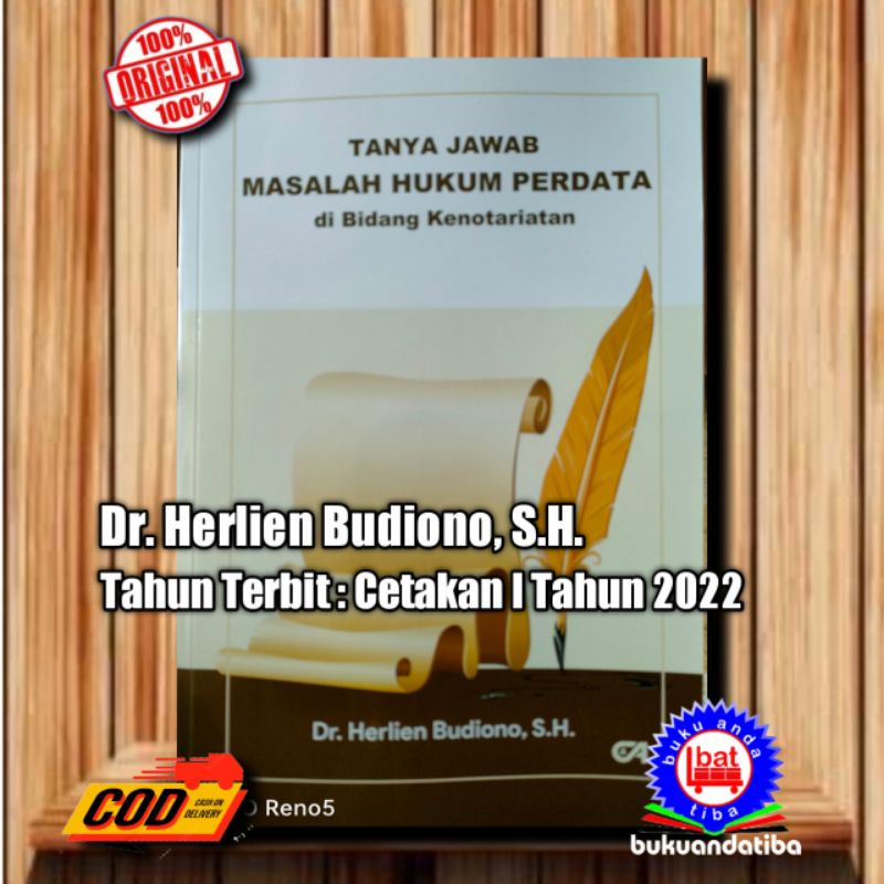 BUKU BUKU HUKUM PERDATA BIDANG KENOTARIATAN - Dr. Herlien Budiono SH