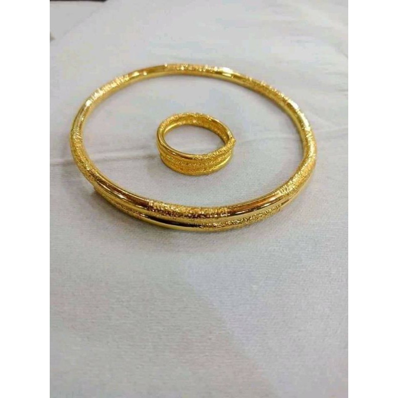Gelang padat emas asli kadar 99/24k