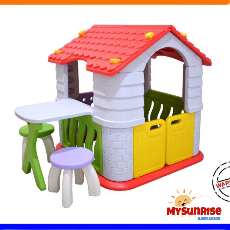Dream House with Table & Chair Set / Labeille KC-811 TC / Kids Playhouse