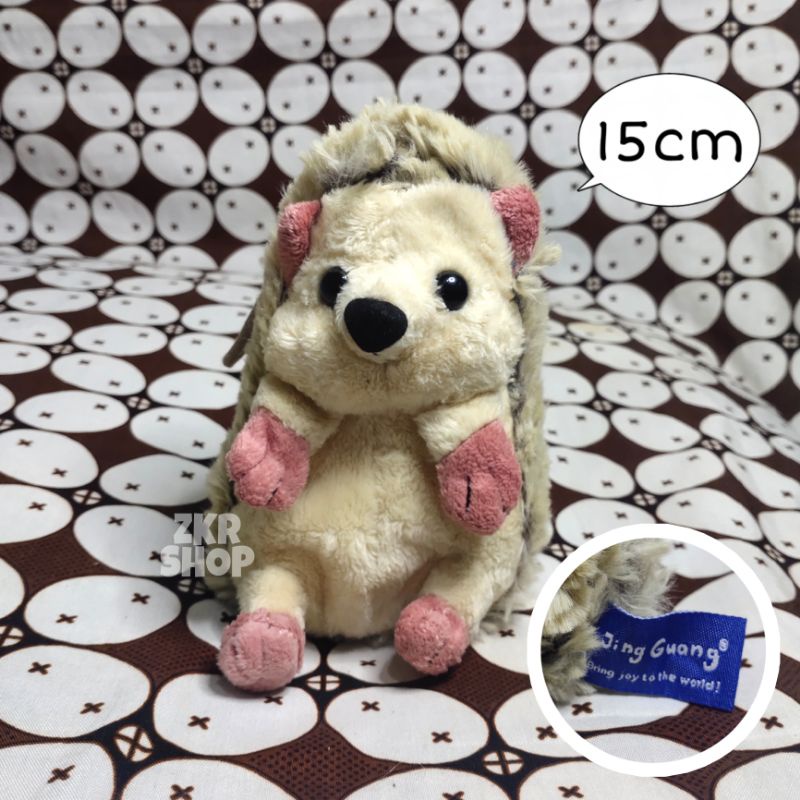 BONEKA FLUFFIES MINI HEDGEHOD/LANDAK KOREA ORIGINAL SUNLEMON (DOYOUNG NCT)