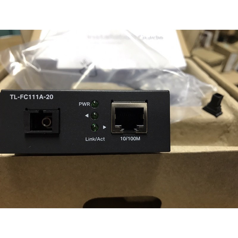 TPLINK TL-FC111 A B  Media Converter FO to LAN 10-100Mbps AB - Sepasang TP Link