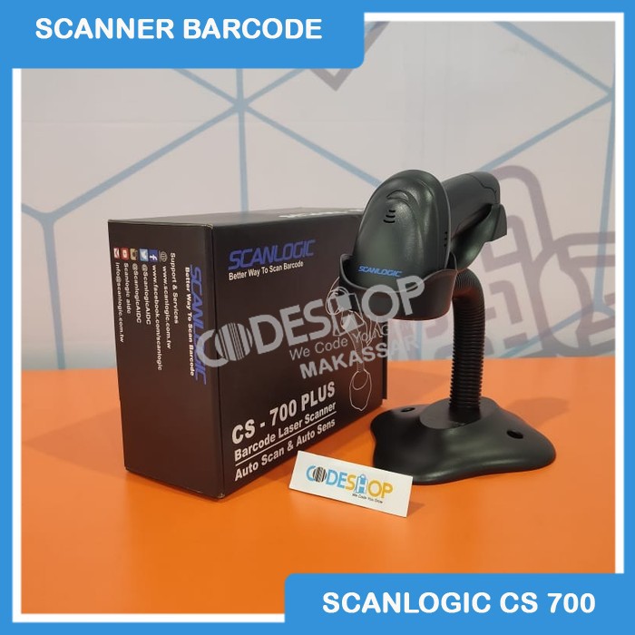 barcode scanner scanlogic cs-700 plus 1D laser