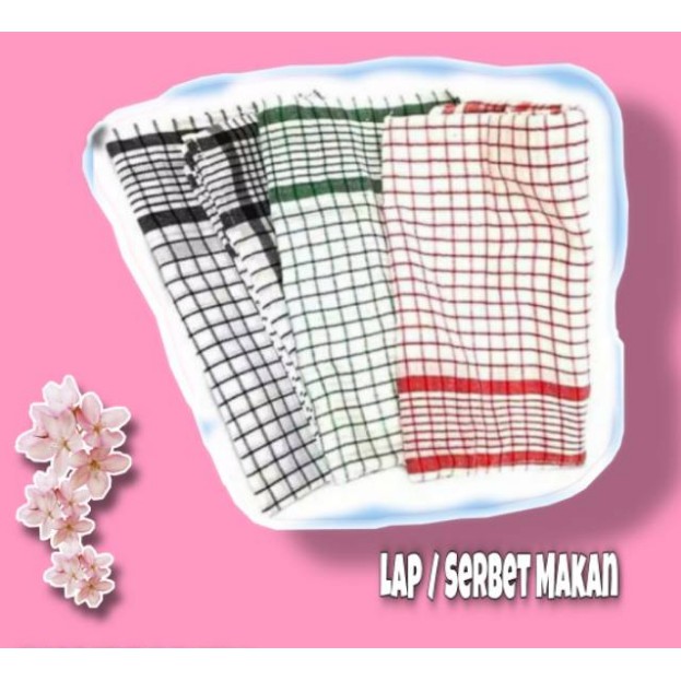 [GROSIR] LAP SERBET DAPUR KOTAK MURAH | KAIN SERBET LAP TANGAN PIRING | LAP SERBET MAKAN PER BIJI GRATIS ONGKIR BISA COD