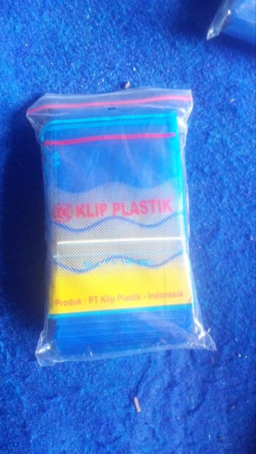 Klip Plastik Klip Warna Obat Merah Pink Hijau Biru 7x10 100 Pcs Polos