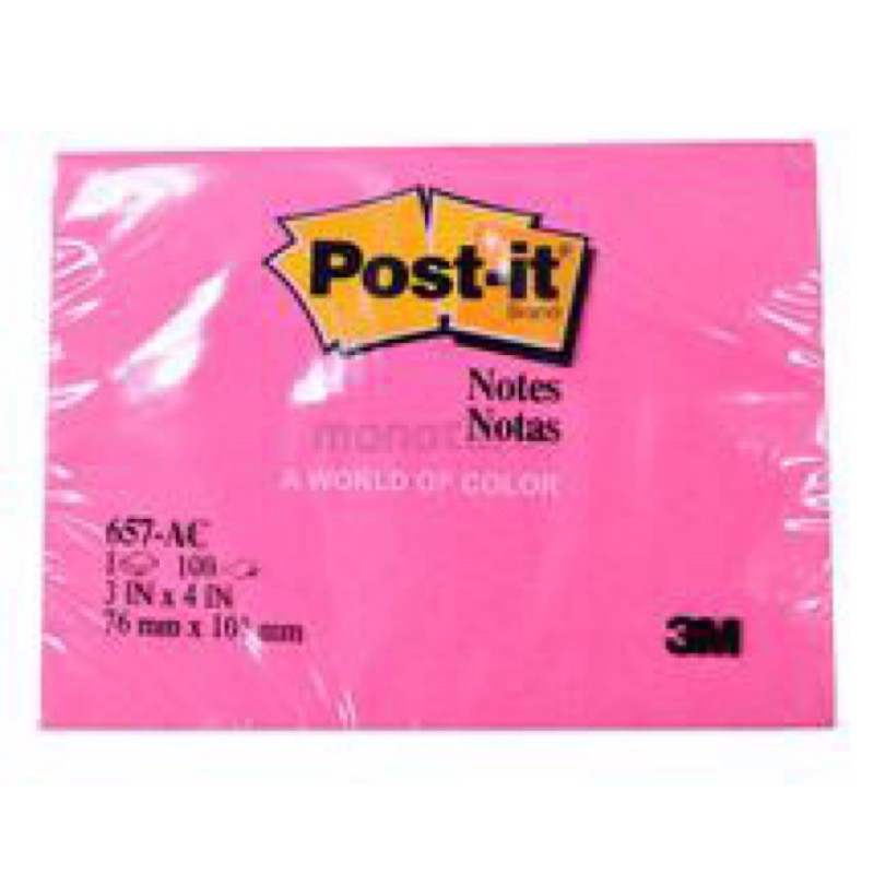 

3M Post-It 657-Ac Colors Poppy Red 207924564