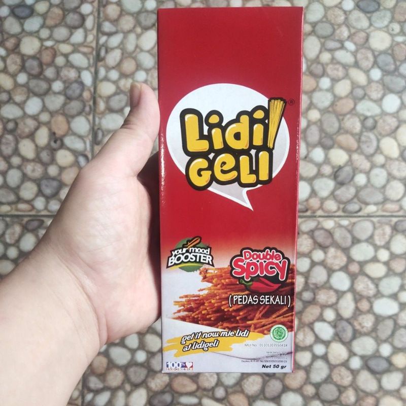 

LIDI GELI DOUBLE SPICY (PEDAS SEKALI) 50GR