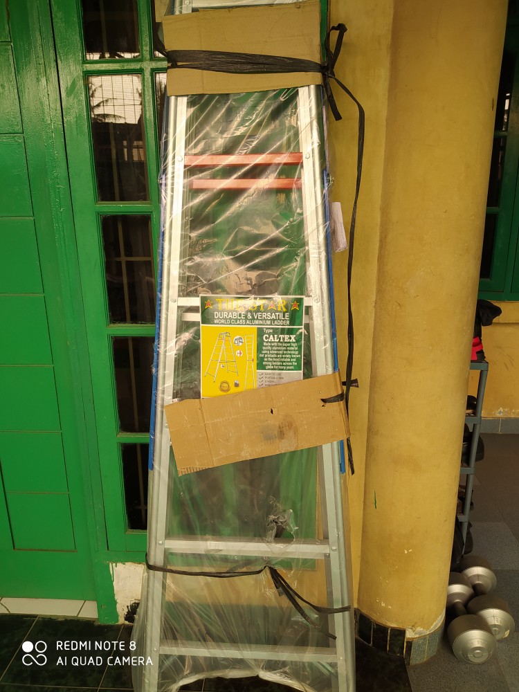 Tangga Aluminium Lipat Kuat Kokoh Tebal Murah